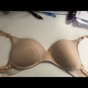 Beige wire free lively bra 34C